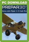 A2A Simulations Accu-Sim Piper J-3 Cub (for P3D v4 Professional)