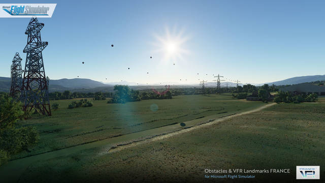 France VFR - Obstacles & VFR Landmarks (for MSFS)